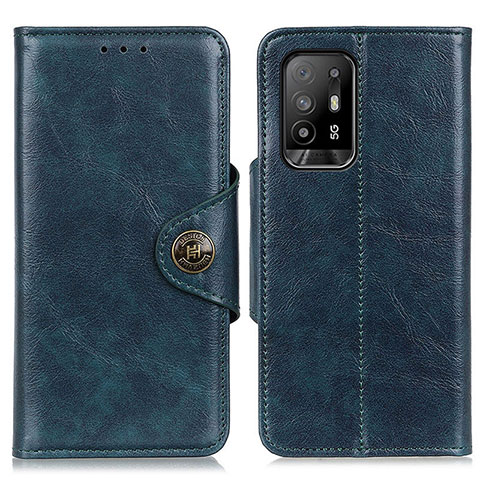 Coque Portefeuille Livre Cuir Etui Clapet M12L pour Oppo A95 5G Bleu