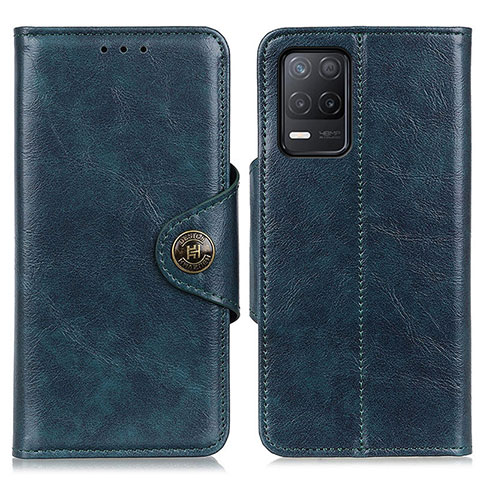 Coque Portefeuille Livre Cuir Etui Clapet M12L pour Realme 9 5G India Bleu