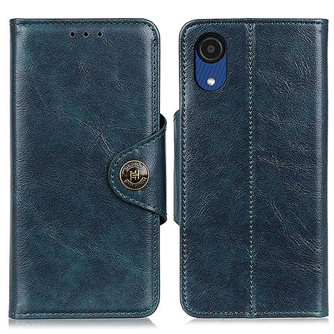 Coque Portefeuille Livre Cuir Etui Clapet M12L pour Samsung Galaxy A03 Core Bleu