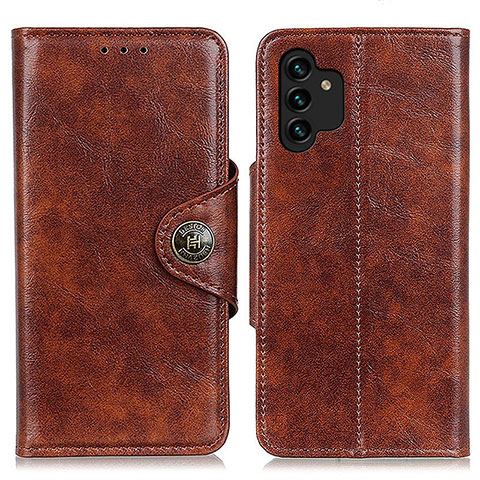 Coque Portefeuille Livre Cuir Etui Clapet M12L pour Samsung Galaxy A13 4G Marron