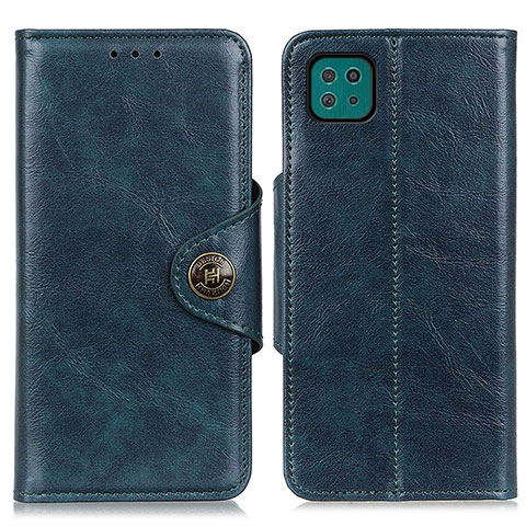 Coque Portefeuille Livre Cuir Etui Clapet M12L pour Samsung Galaxy A22 5G Bleu