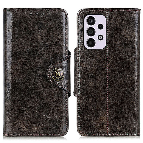 Coque Portefeuille Livre Cuir Etui Clapet M12L pour Samsung Galaxy A33 5G Bronze