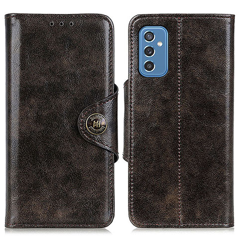 Coque Portefeuille Livre Cuir Etui Clapet M12L pour Samsung Galaxy M52 5G Bronze