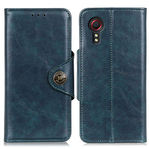 Coque Portefeuille Livre Cuir Etui Clapet M12L pour Samsung Galaxy XCover 5 SM-G525F Bleu