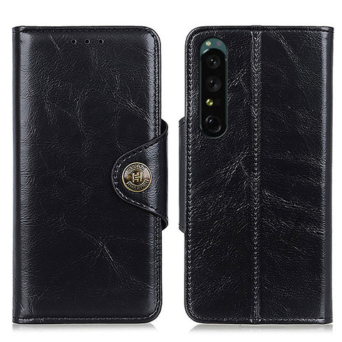 Coque Portefeuille Livre Cuir Etui Clapet M12L pour Sony Xperia 1 IV Noir