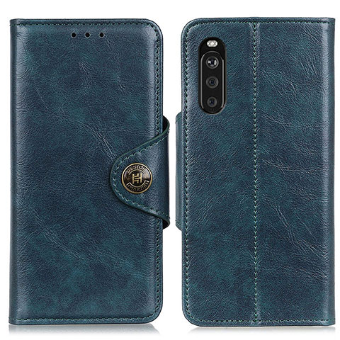 Coque Portefeuille Livre Cuir Etui Clapet M12L pour Sony Xperia 10 III Lite Bleu