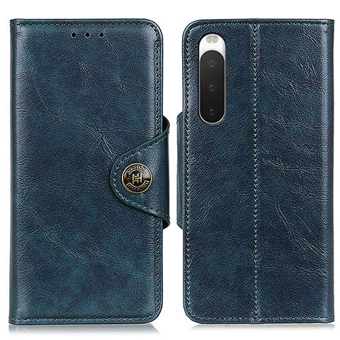 Coque Portefeuille Livre Cuir Etui Clapet M12L pour Sony Xperia 10 IV SO-52C Bleu