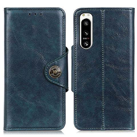 Coque Portefeuille Livre Cuir Etui Clapet M12L pour Sony Xperia 5 IV Bleu