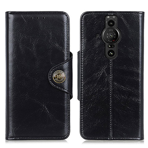 Coque Portefeuille Livre Cuir Etui Clapet M12L pour Sony Xperia PRO-I Noir