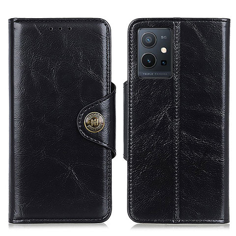 Coque Portefeuille Livre Cuir Etui Clapet M12L pour Vivo Y30 5G Noir