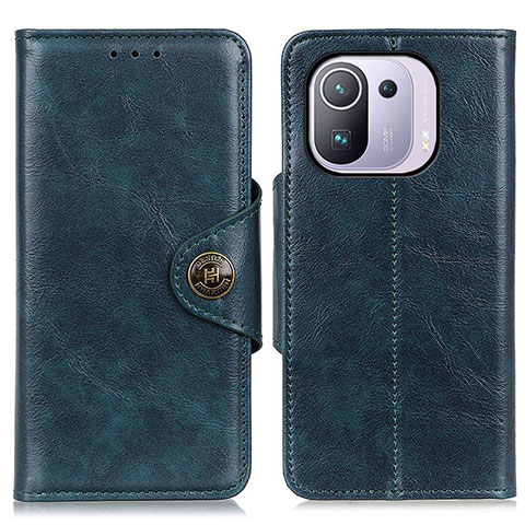 Coque Portefeuille Livre Cuir Etui Clapet M12L pour Xiaomi Mi 11 Pro 5G Bleu