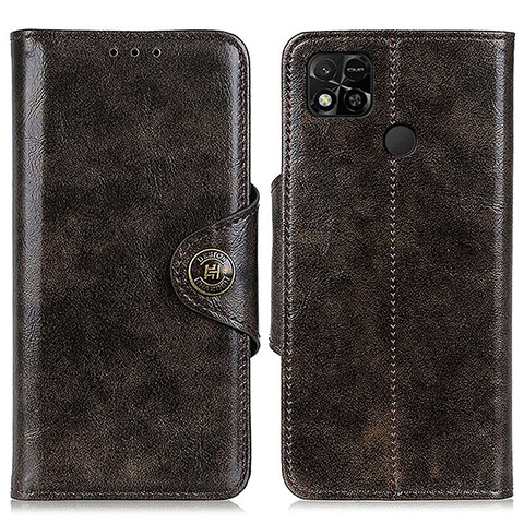 Coque Portefeuille Livre Cuir Etui Clapet M12L pour Xiaomi POCO C3 Bronze