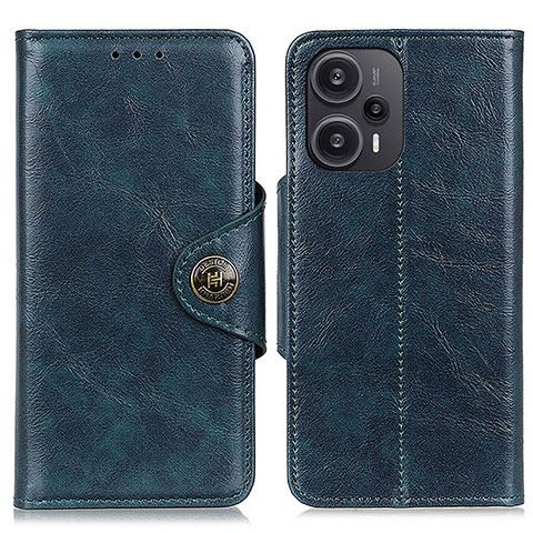 Coque Portefeuille Livre Cuir Etui Clapet M12L pour Xiaomi Poco F5 5G Bleu