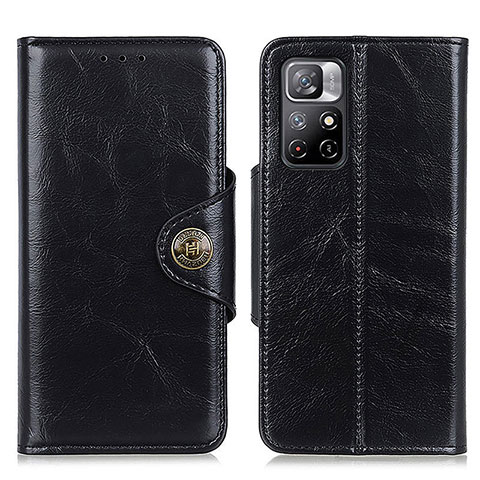 Coque Portefeuille Livre Cuir Etui Clapet M12L pour Xiaomi Poco M4 Pro 5G Noir