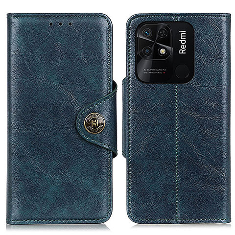 Coque Portefeuille Livre Cuir Etui Clapet M12L pour Xiaomi Redmi 10 Power Bleu