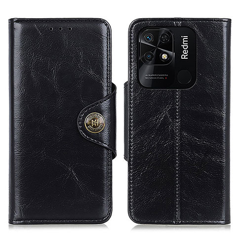 Coque Portefeuille Livre Cuir Etui Clapet M12L pour Xiaomi Redmi 10C 4G Noir