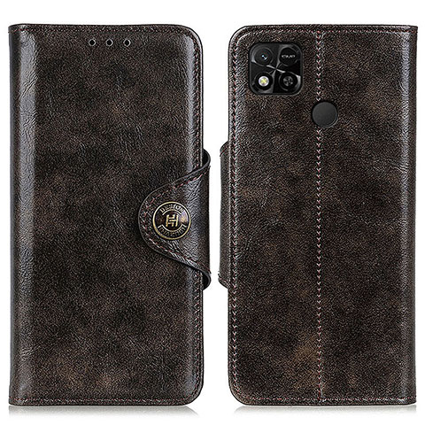 Coque Portefeuille Livre Cuir Etui Clapet M12L pour Xiaomi Redmi 9C Bronze