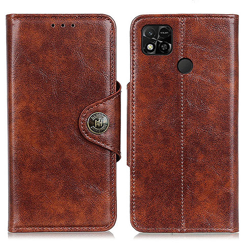 Coque Portefeuille Livre Cuir Etui Clapet M12L pour Xiaomi Redmi 9C Marron