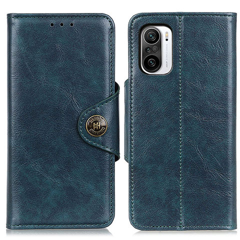 Coque Portefeuille Livre Cuir Etui Clapet M12L pour Xiaomi Redmi K40 5G Bleu