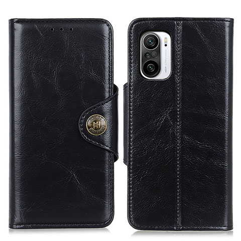 Coque Portefeuille Livre Cuir Etui Clapet M12L pour Xiaomi Redmi K40 Pro+ Plus 5G Noir