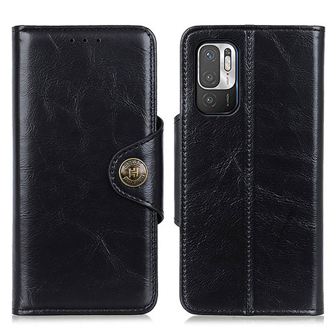 Coque Portefeuille Livre Cuir Etui Clapet M12L pour Xiaomi Redmi Note 10 5G Noir