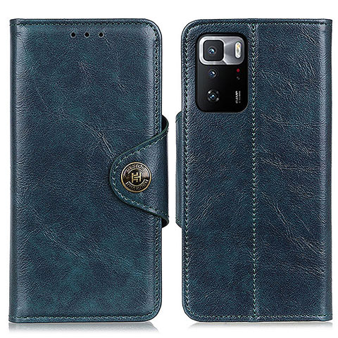 Coque Portefeuille Livre Cuir Etui Clapet M12L pour Xiaomi Redmi Note 10 Pro 5G Bleu