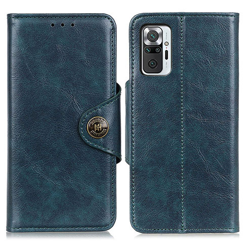 Coque Portefeuille Livre Cuir Etui Clapet M12L pour Xiaomi Redmi Note 10 Pro Max Bleu