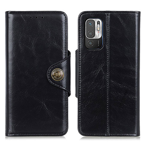 Coque Portefeuille Livre Cuir Etui Clapet M12L pour Xiaomi Redmi Note 10T 5G Noir