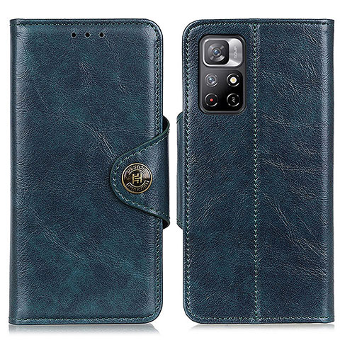 Coque Portefeuille Livre Cuir Etui Clapet M12L pour Xiaomi Redmi Note 11S 5G Bleu