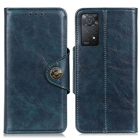 Coque Portefeuille Livre Cuir Etui Clapet M12L pour Xiaomi Redmi Note 12 Pro 4G Bleu