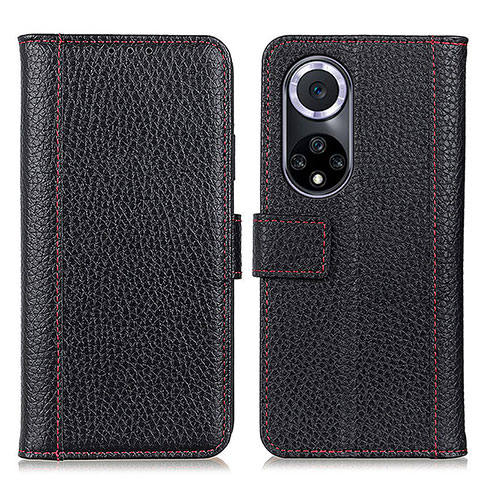 Coque Portefeuille Livre Cuir Etui Clapet M13L pour Huawei Honor 50 5G Noir