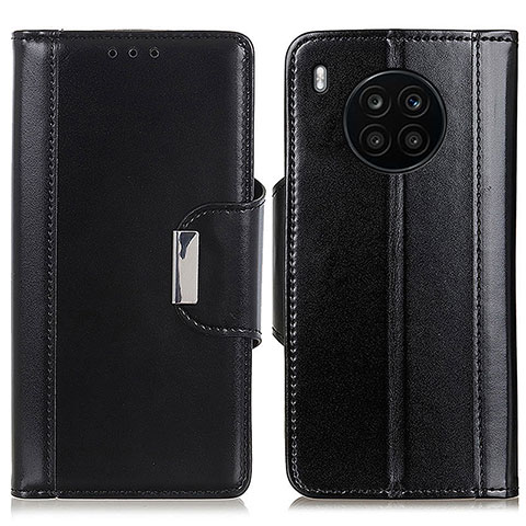 Coque Portefeuille Livre Cuir Etui Clapet M13L pour Huawei Nova 8i Noir