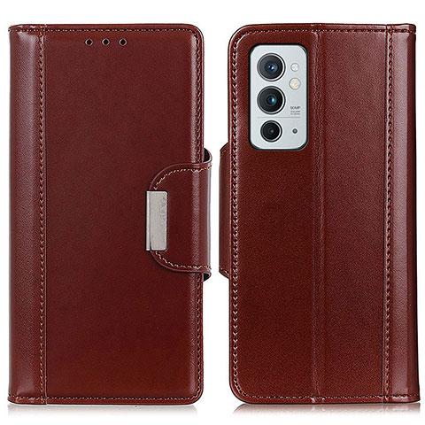 Coque Portefeuille Livre Cuir Etui Clapet M13L pour OnePlus 9RT 5G Marron