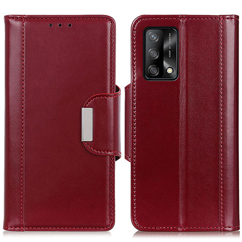 Coque Portefeuille Livre Cuir Etui Clapet M13L pour Oppo A74 4G Rouge