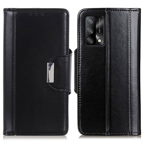 Coque Portefeuille Livre Cuir Etui Clapet M13L pour Oppo F19 Noir