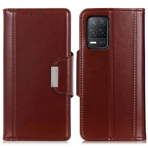 Coque Portefeuille Livre Cuir Etui Clapet M13L pour Realme 8 5G Marron