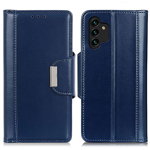 Coque Portefeuille Livre Cuir Etui Clapet M13L pour Samsung Galaxy A04s Bleu