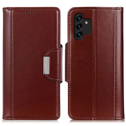 Coque Portefeuille Livre Cuir Etui Clapet M13L pour Samsung Galaxy A04s Marron