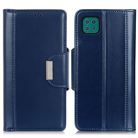 Coque Portefeuille Livre Cuir Etui Clapet M13L pour Samsung Galaxy A22 5G Bleu