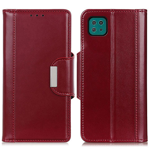 Coque Portefeuille Livre Cuir Etui Clapet M13L pour Samsung Galaxy A22 5G Rouge