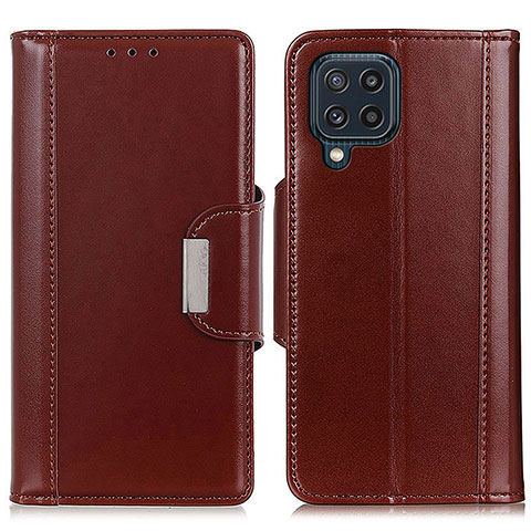 Coque Portefeuille Livre Cuir Etui Clapet M13L pour Samsung Galaxy M32 4G Marron