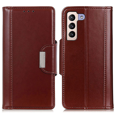 Coque Portefeuille Livre Cuir Etui Clapet M13L pour Samsung Galaxy S24 5G Marron