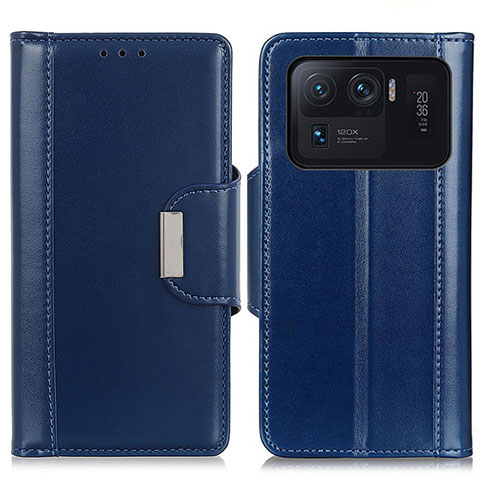 Coque Portefeuille Livre Cuir Etui Clapet M13L pour Xiaomi Mi 11 Ultra 5G Bleu