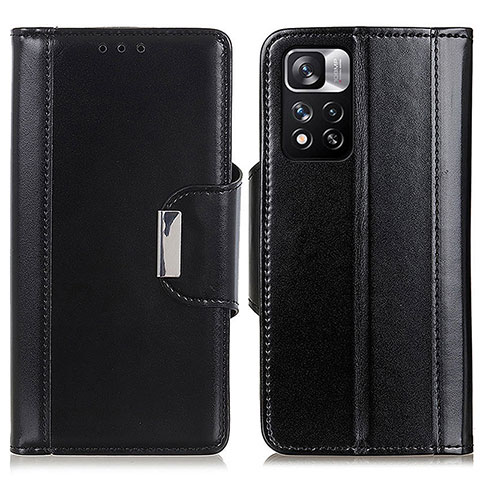 Coque Portefeuille Livre Cuir Etui Clapet M13L pour Xiaomi Mi 11i 5G (2022) Noir