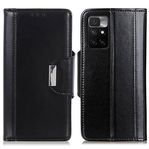 Coque Portefeuille Livre Cuir Etui Clapet M13L pour Xiaomi Redmi 10 4G Noir