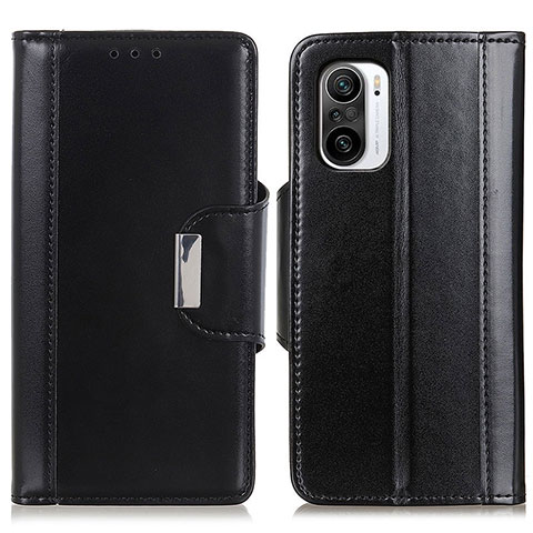 Coque Portefeuille Livre Cuir Etui Clapet M13L pour Xiaomi Redmi K40 Pro 5G Noir