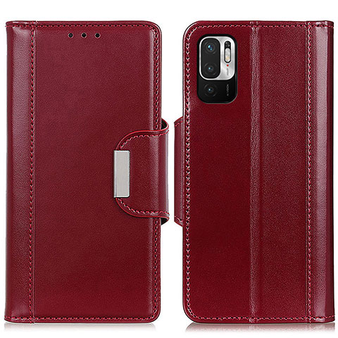 Coque Portefeuille Livre Cuir Etui Clapet M13L pour Xiaomi Redmi Note 10 JE 5G Rouge