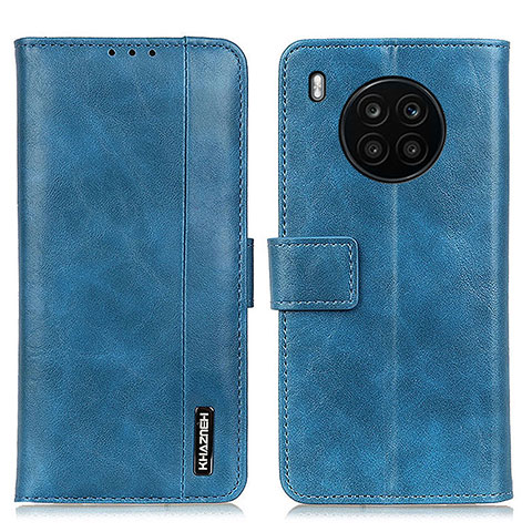 Coque Portefeuille Livre Cuir Etui Clapet M14L pour Huawei Nova 8i Bleu