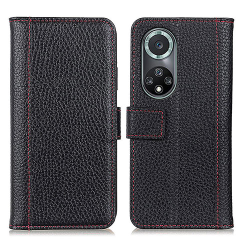 Coque Portefeuille Livre Cuir Etui Clapet M14L pour Huawei Nova 9 Pro Noir