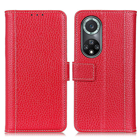 Coque Portefeuille Livre Cuir Etui Clapet M14L pour Huawei Nova 9 Pro Rouge